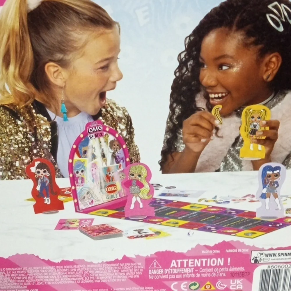 L.O.L. GIRLS OMG REMIX DRESS UP BOARD GAME AGES 6+ NWT
